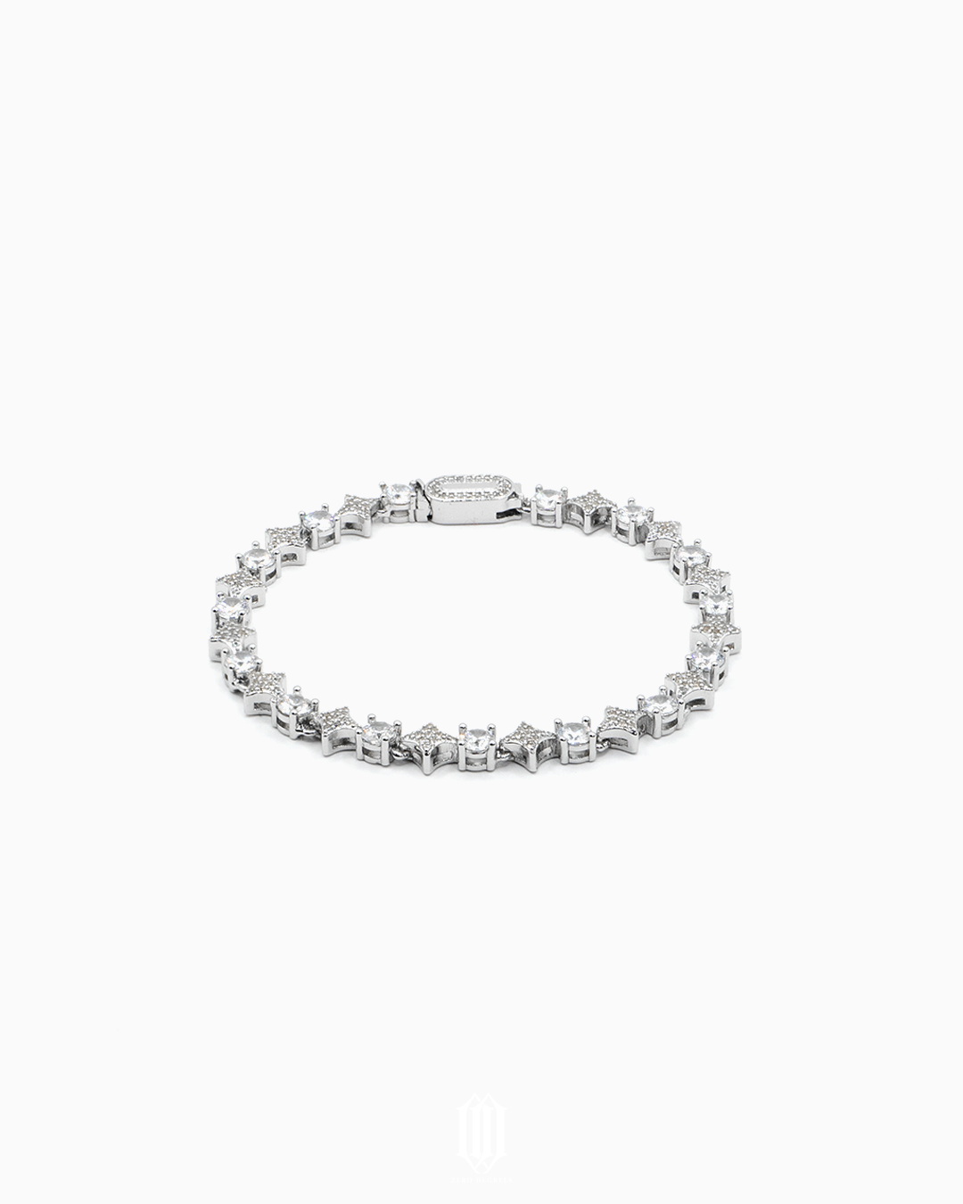 Moonstar Tennis Bracelet - White Gold