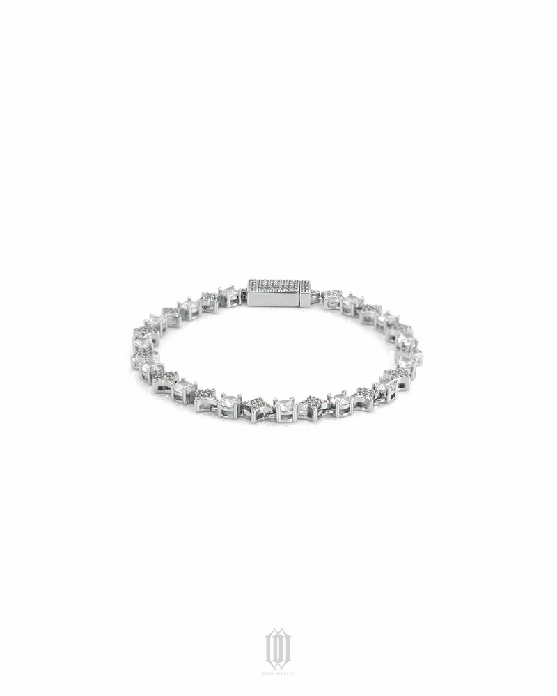 Moonstar Tennis Bracelet - White Gold