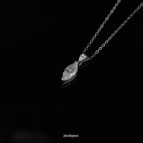 Marquise Cut Moissanite Pendant