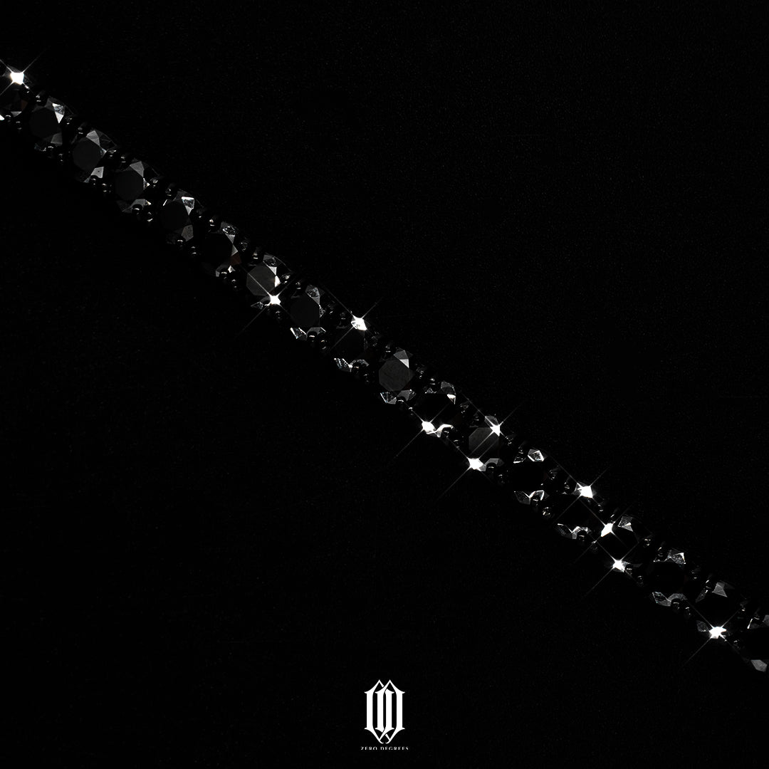 VVS Obsidian Tennis Bracelet