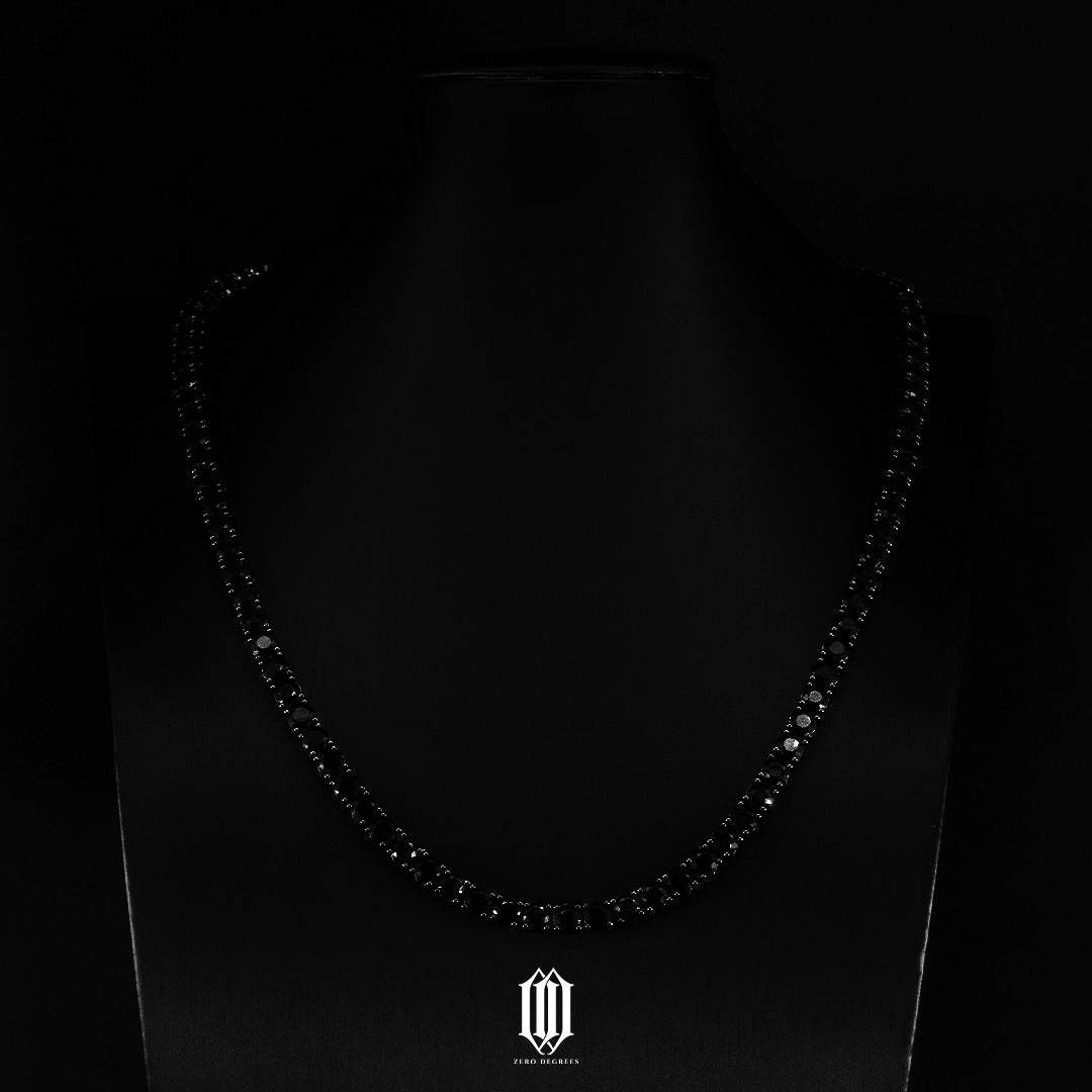 Obsidian Tennis Necklace