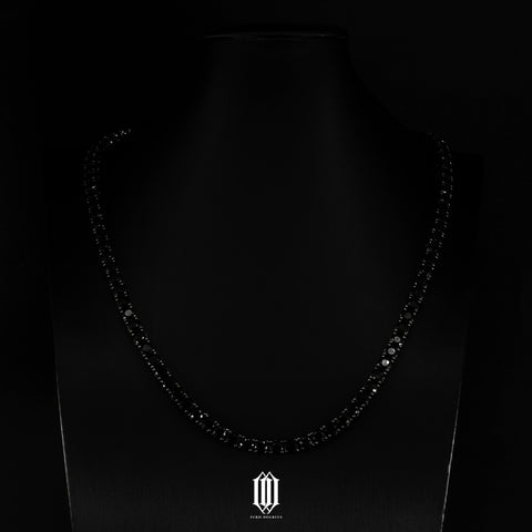 Obsidian Tennis Necklace