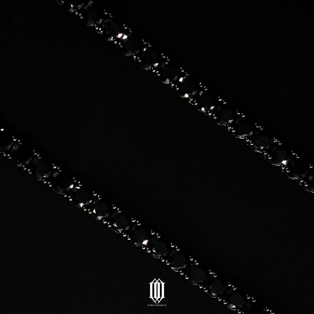 Obsidian Tennis Necklace