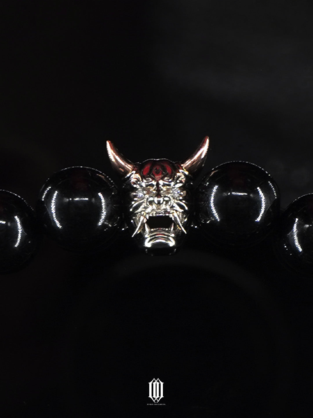 Custom Hannya Mask Bead Bracelet