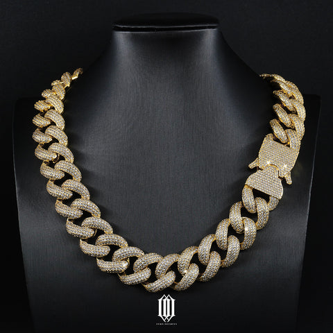 20mm Prong Cuban Chain 2.0 - Gold