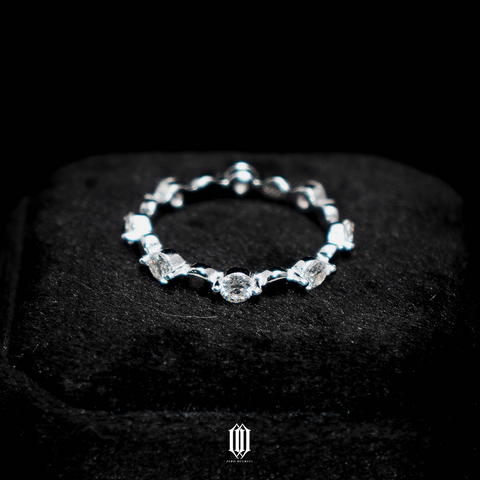 VVS Moissanite Althea Ring - White Gold