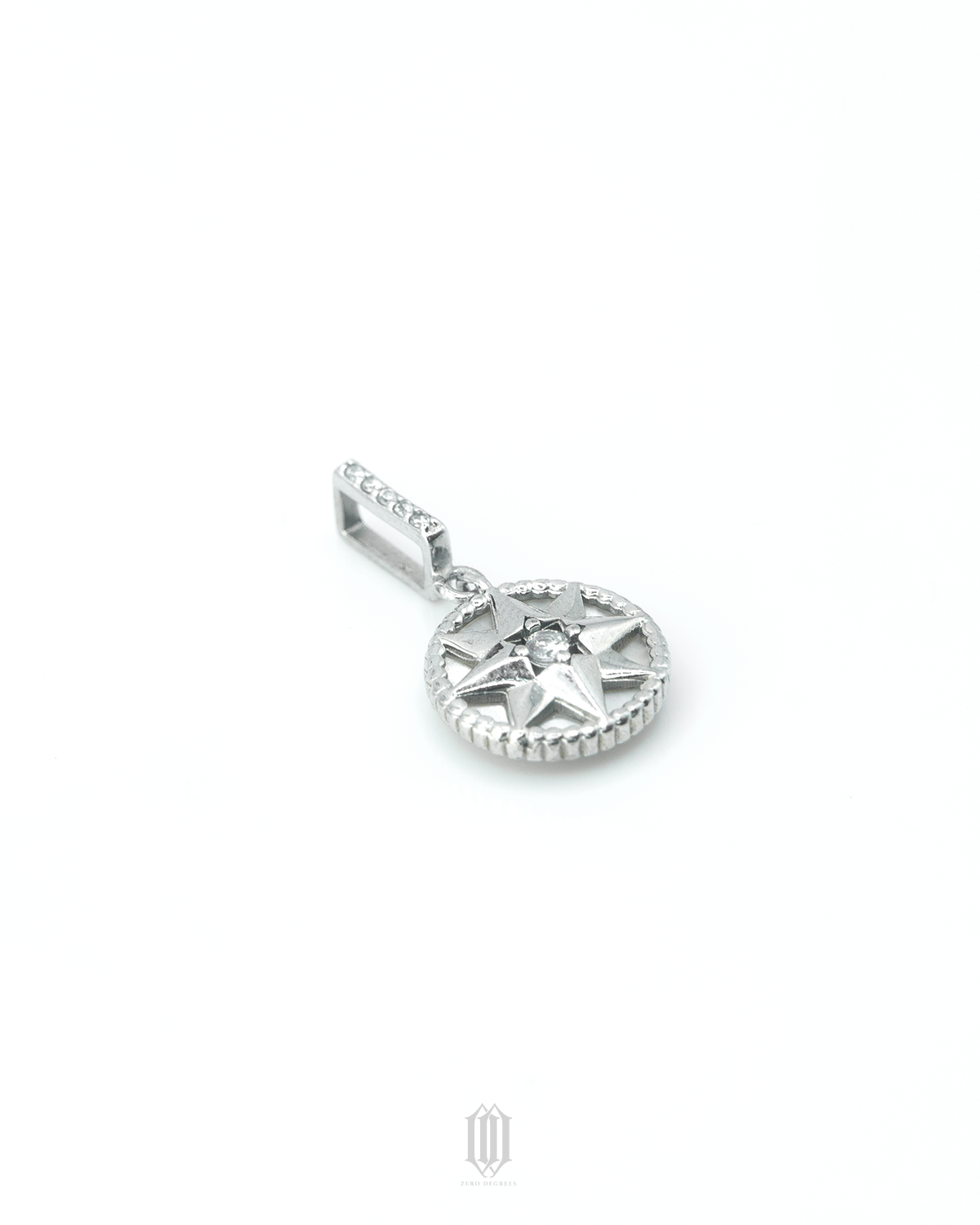S925 Mini Compass Pendant