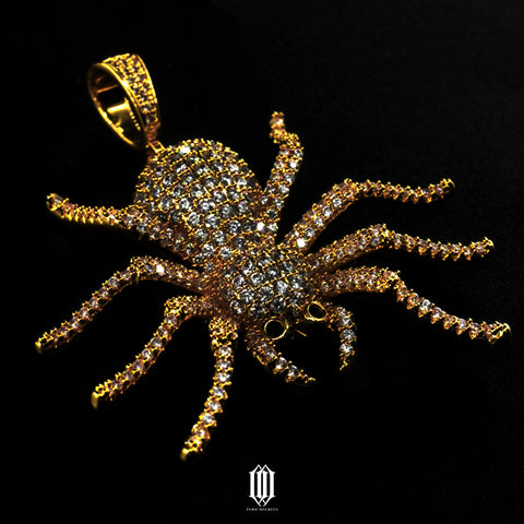 Spider Pendant - Gold