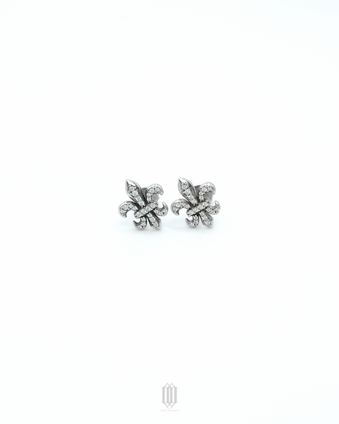 VVS Fleur De Lis Moissanite Earstuds