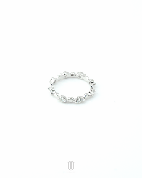 VVS Moissanite Althea Ring - White Gold