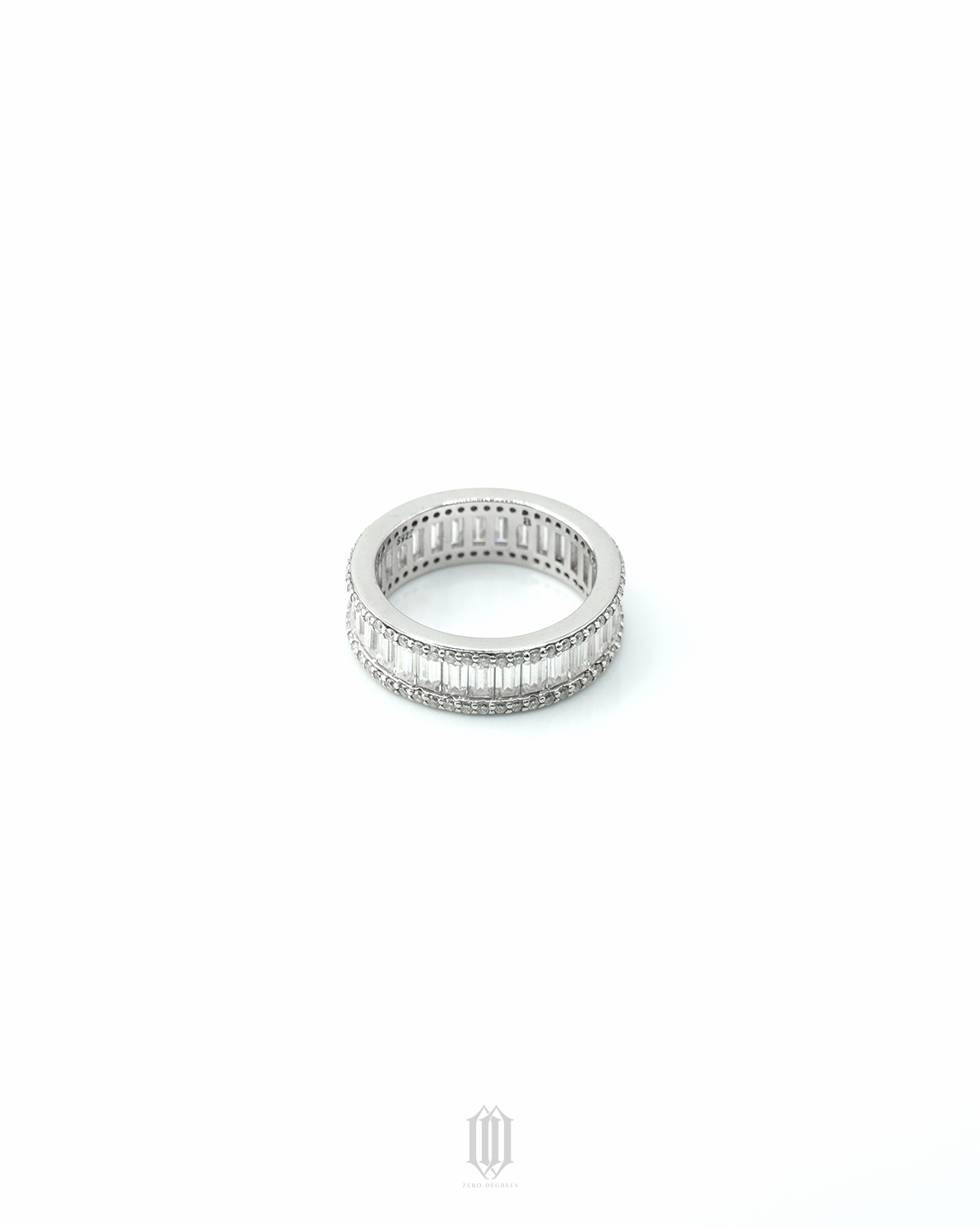 VVS Moissanite Baguette Band Ring