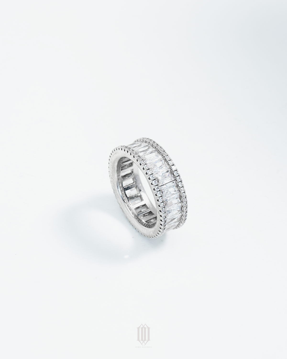 VVS Moissanite Baguette Band Ring