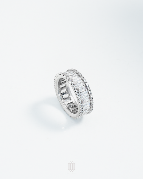 VVS Moissanite Baguette Band Ring
