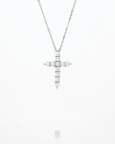 Moissanite Cross Pendant