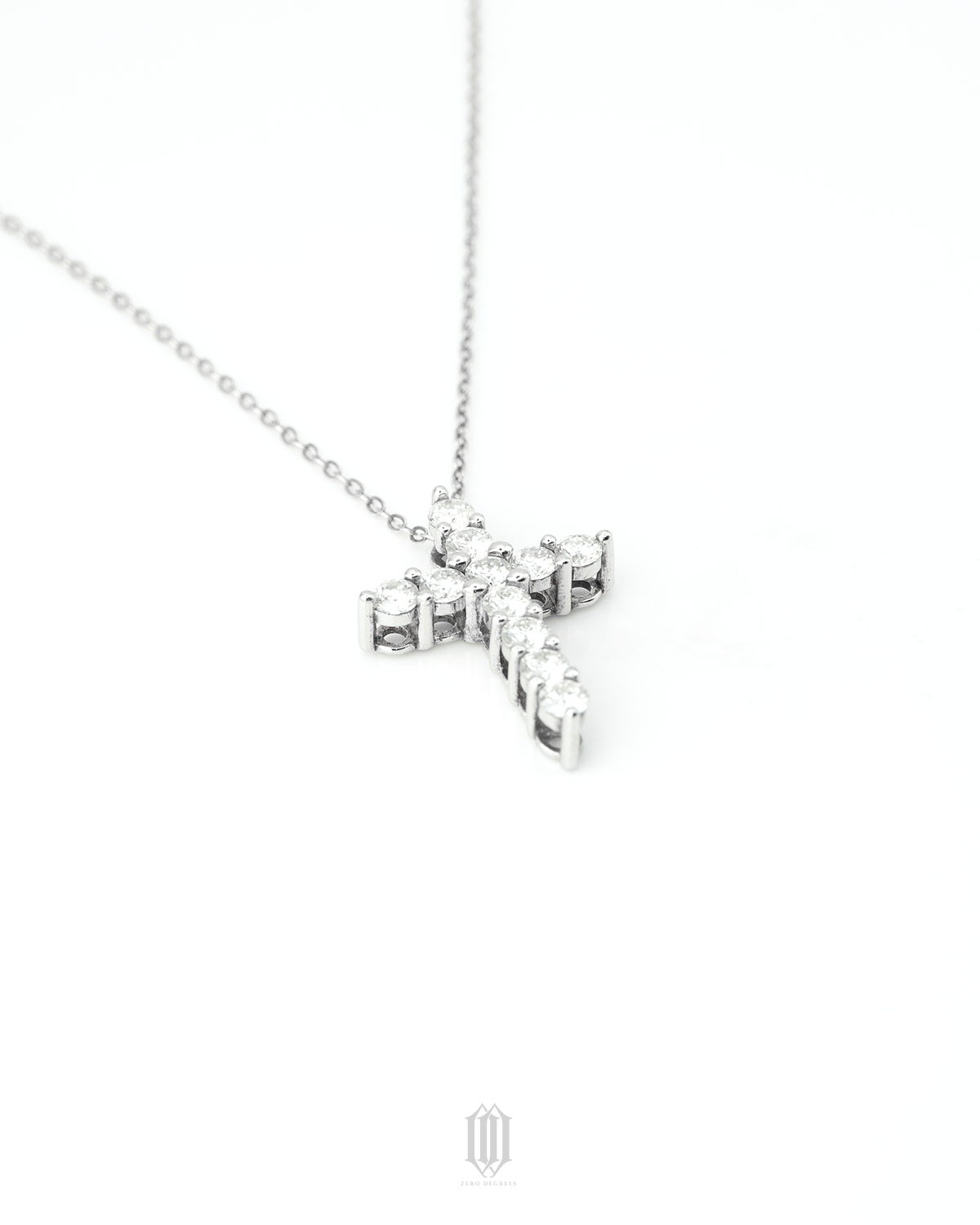Moissanite Cross Pendant