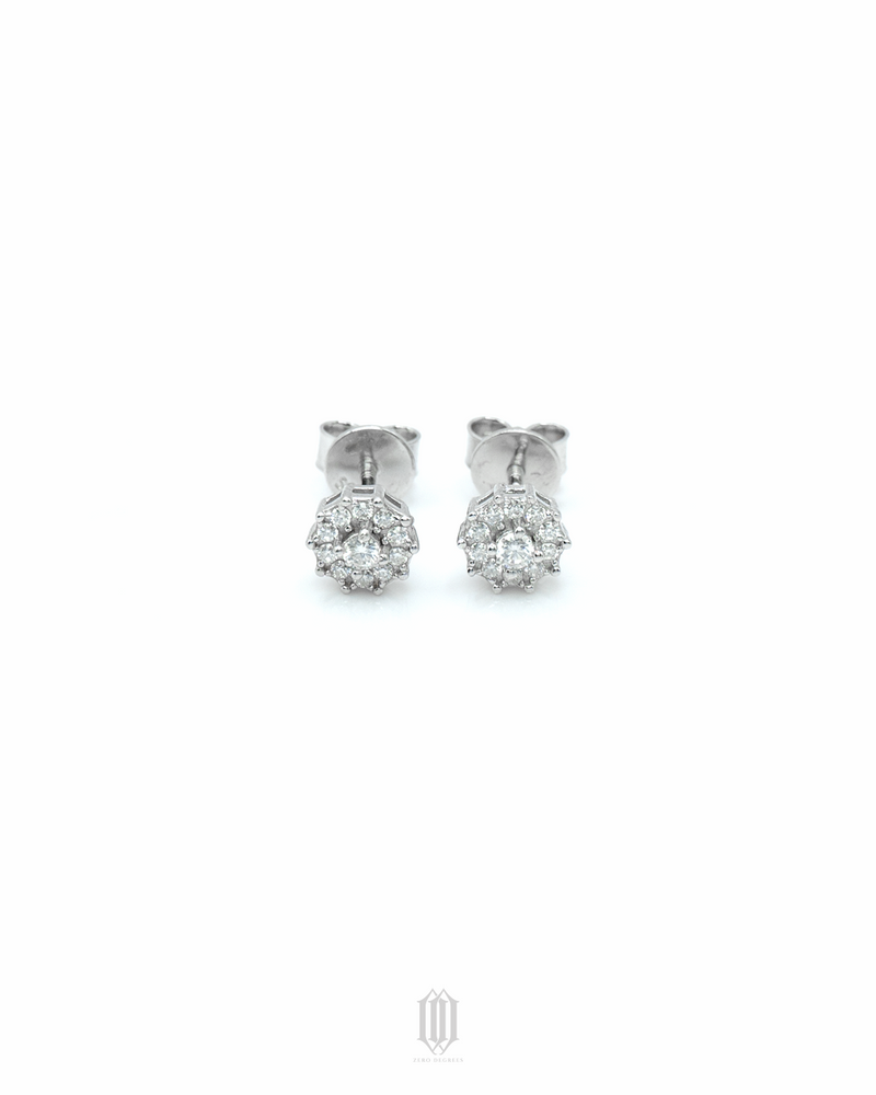 VVS Moissanite Flower Earstuds
