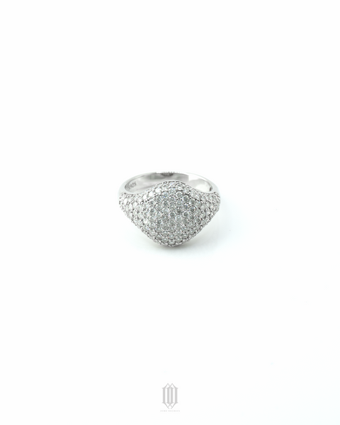 VVS Moissanite Signet Ring