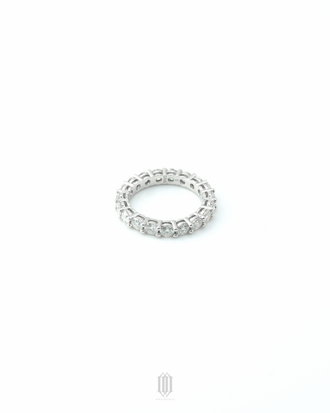 VVS Moissanite Single Row Tennis Ring