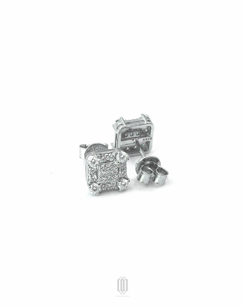 VVS Moissanite Square Earstuds