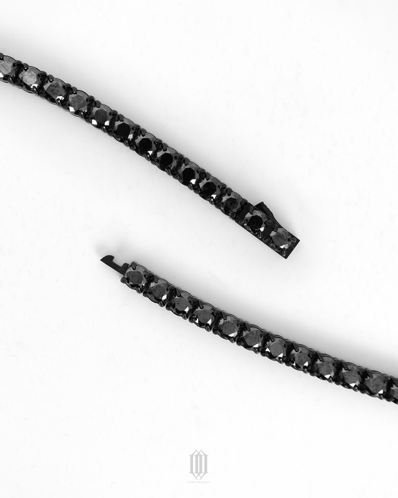 VVS Obsidian Tennis Bracelet