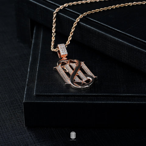 Chrono Infinity ZD Logo Pendant - Rose Gold