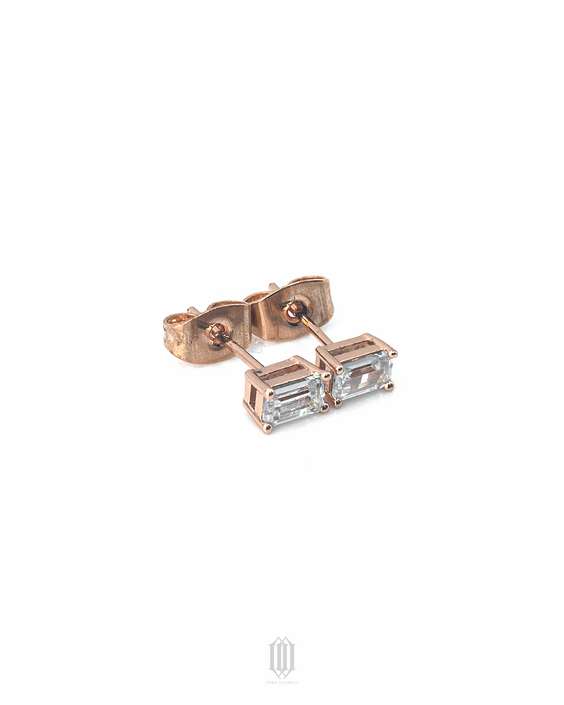 Zero Degrees Baguette Earstuds