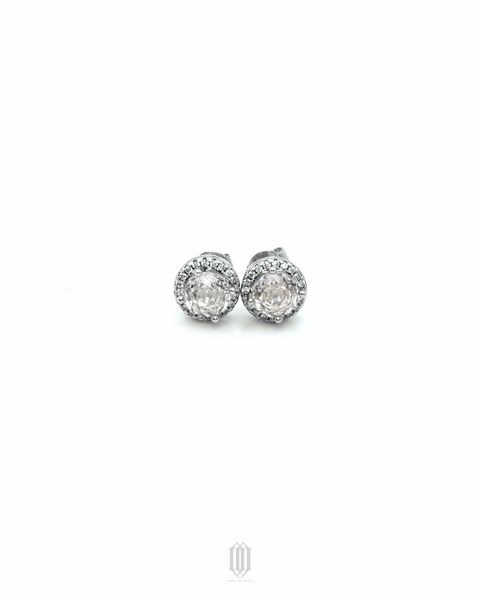 Zero Degrees Rose Cut Flower Earstuds