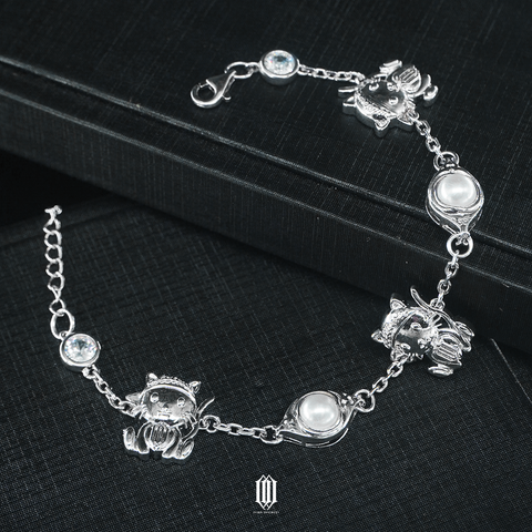 Midlyfe X Zero Degrees Teletext Bracelet - White Gold