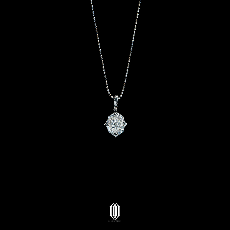 S925 Oval Victorian Pendant（PRE-ORDER）