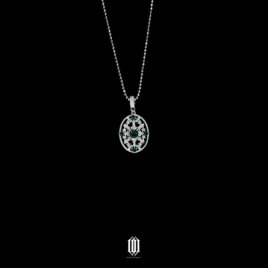 S925 Empress Emerald Pendant（PRE-ORDER）