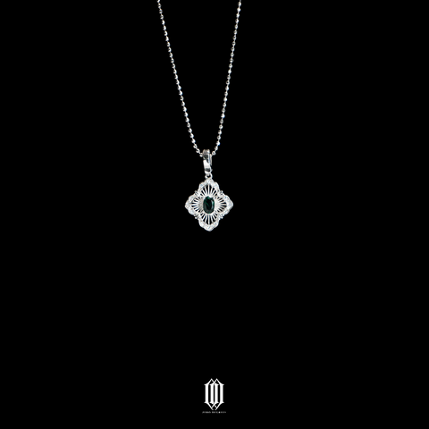 S925 Imperial Emerald Pendant