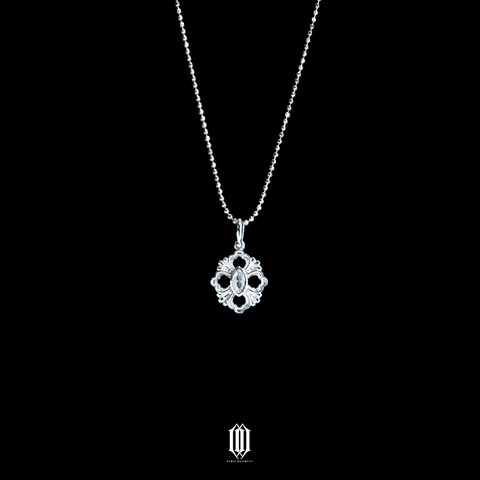 S925 Imperial Bezel Set Pendant