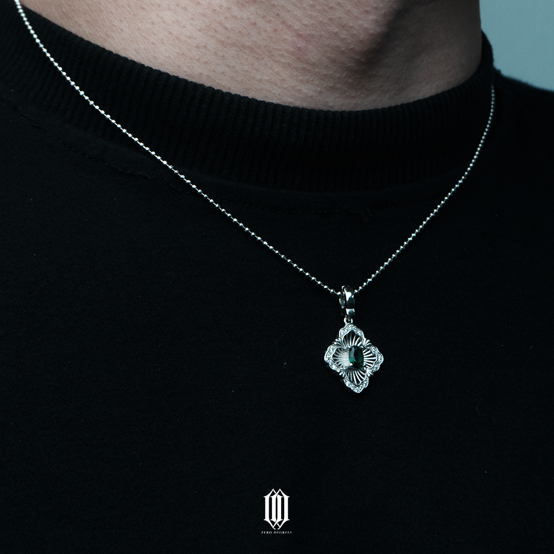 S925 Imperial Emerald Pendant（PRE-ORDER）