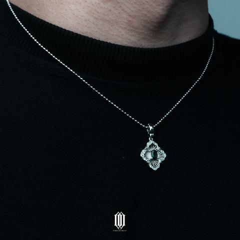 S925 Imperial Emerald Pendant