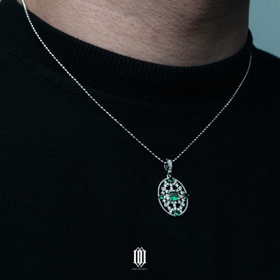 S925 Empress Emerald Pendant（PRE-ORDER）