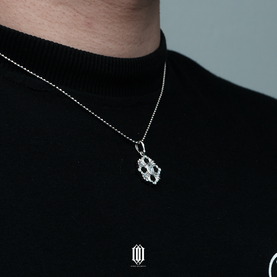 S925 Imperial Bezel Set Pendant（PRE-ORDER）