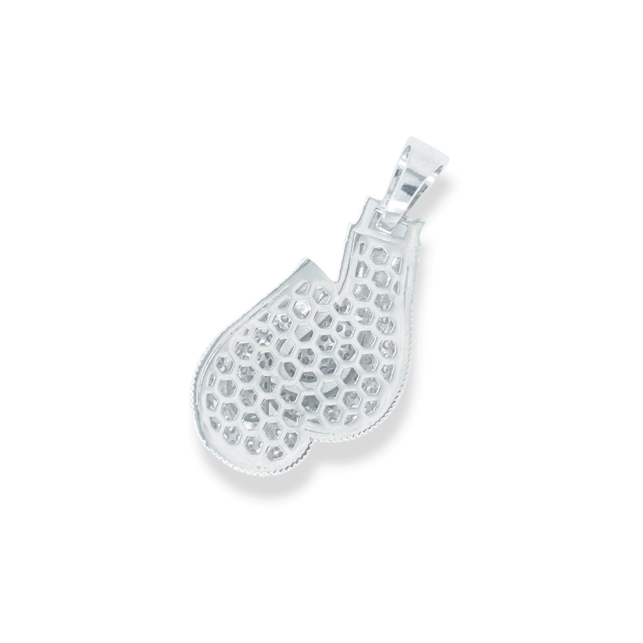 Boxing Gloves Pendant White Gold Zero Degrees°C Jewelry