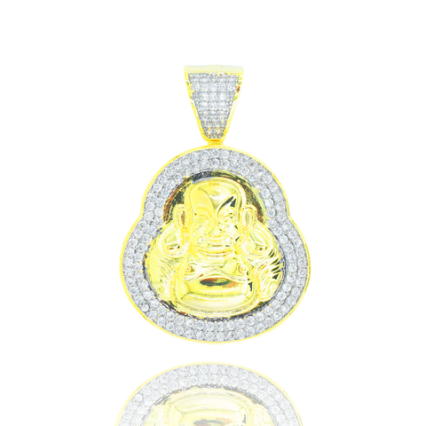 Iced Out Buddha Pendant
