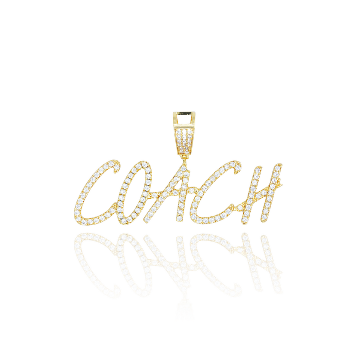 Custom Script Font Pendant
