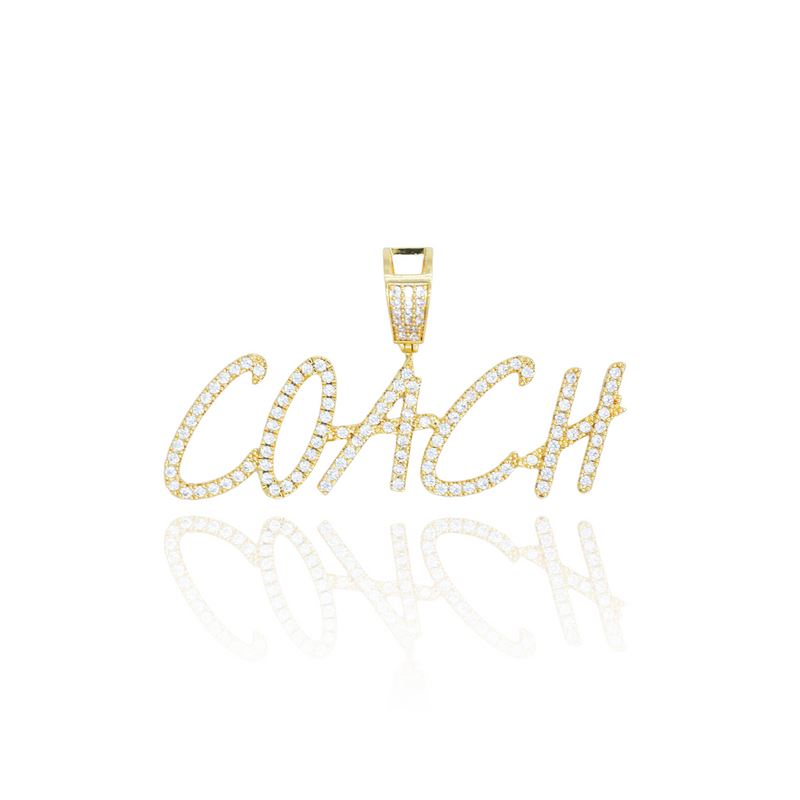 Custom Script Font Pendant