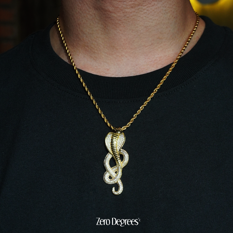 Cobra Pendant - Gold
