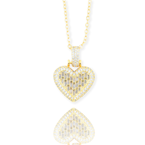 Mini Heart Pendant - Gold