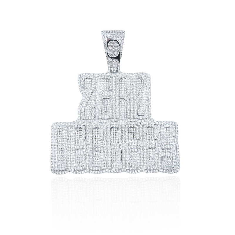 Custom Zero Degrees Letter/Name Pendant